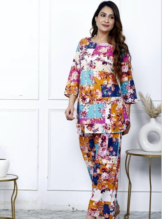 Pure Cotton Co Ords Set