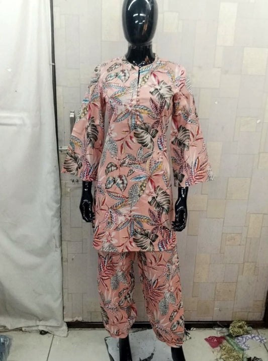 Pure Cotton Co Ords Set