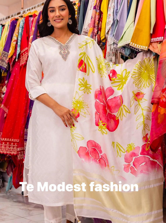 Pure Cotton Silk Dress