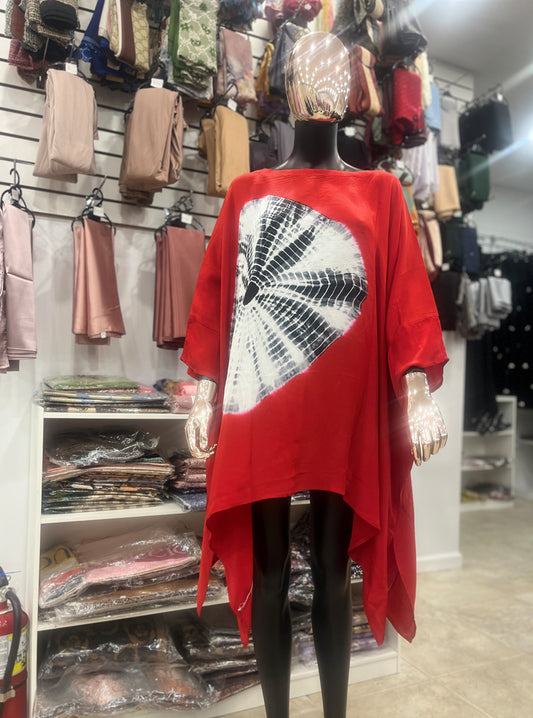 Silk Tie Dye Top